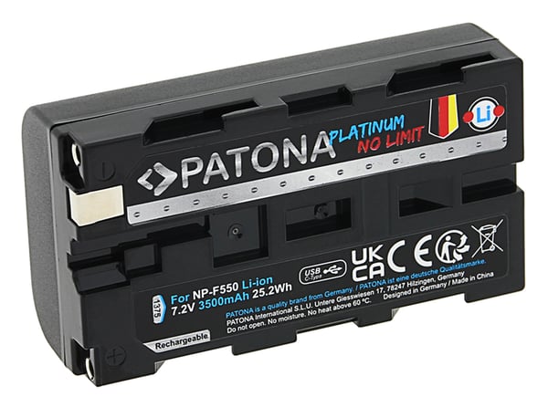 PATONA 1375 kameran/videokameran akku Litiumioni (Li-Ion) 3350 mAh PATONA 1375 kameran/videokameran akku Litiumioni (Li-Ion) 3350 mAh
