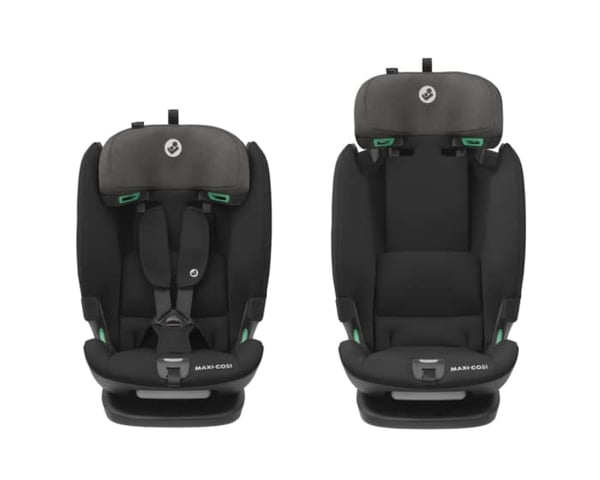 Pikkukuva 2 / 12: Maxi-Cosi Titan Plus i-Size auton lapsi-istuin 1-2-3 ( 9-36 kg 9 kuukautta - 12 vuotta ) Musta