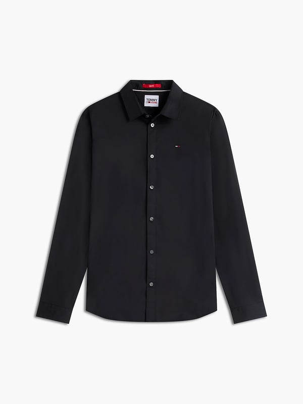 Miniatyrbillede 2 af 6: Tommy Hilfiger DM0DM04405078 Skjorte Halvspredt krave Bomuld, Elastin