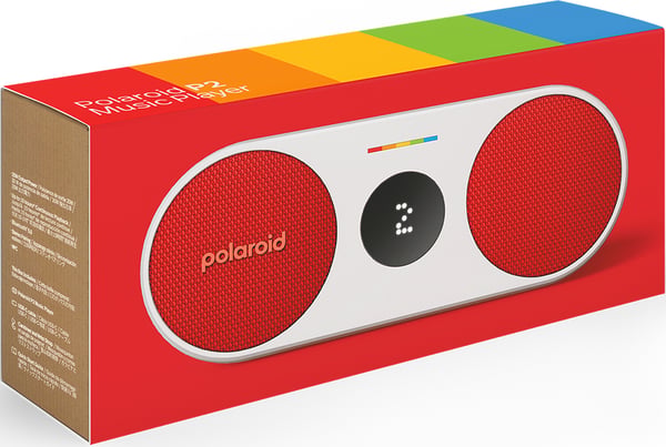 Polaroid PLRMUSICP29086RED bärbara högtalare och partyhögtalare Röd, Vit