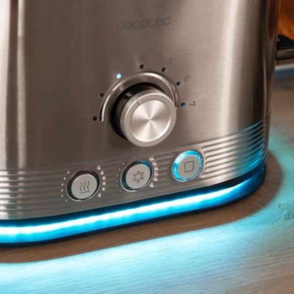 Cecotec 03285 brödrostar 7 2 skivor 1400 W Rostfritt stål