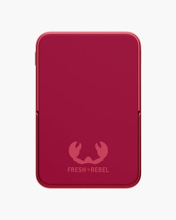 Pikkukuva 2 / 10: Fresh 'n Rebel 228298 akku- ja paristolaturi Litium polymeeri (LiPo) 5000 mAh Langaton lataaminen Punainen