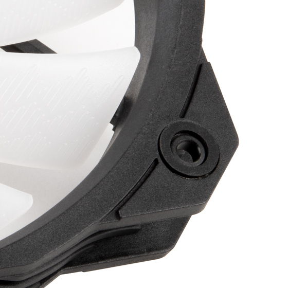 Silverstone Shark Force 160 ARGB Datorväska Fan Svart, Vit 1 styck