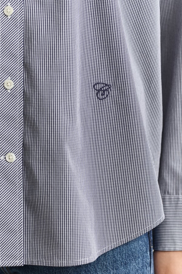 Gant 4300678-409 Skjorte Point collar Langærmet Bomuld