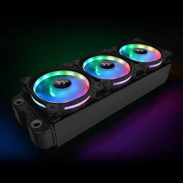 Thermaltake Riing Duo 12 RGB Premium Edition Computerkabinet Ventilator 12 cm Sort