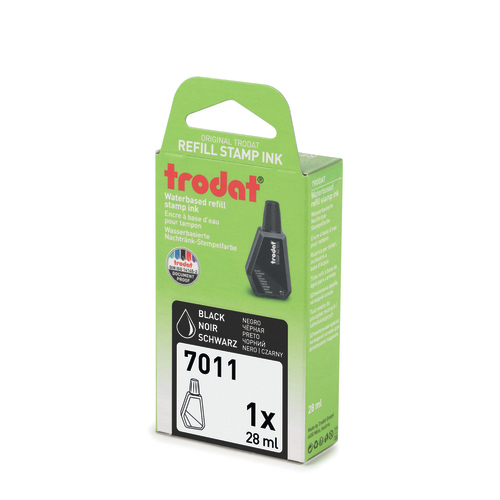 Trodat 7011 BLACK Blækpatron Sort