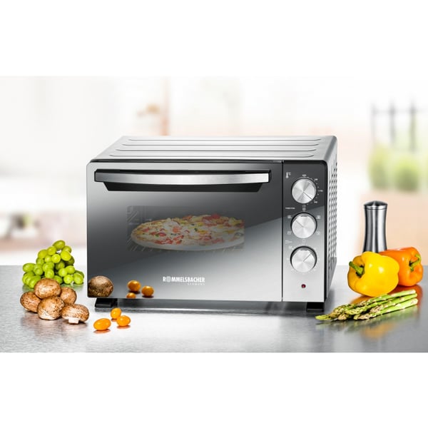 Rommelsbacher BGS 1400 bänkugn 22 l Svart, Silver Grill