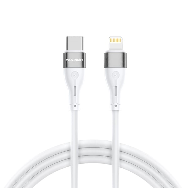Wozinsky 5907769308772 Lightning kabel 1 m Hvid