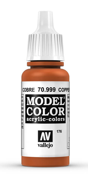 Vallejo 70.999 akrylmaling 17 ml Kobber Flaske