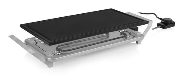 Miniatyrbillede 3 af 5: Princess 01.103150.01.001 elektrisk grill Fritstående 1500 W Sølv, Stenfarve