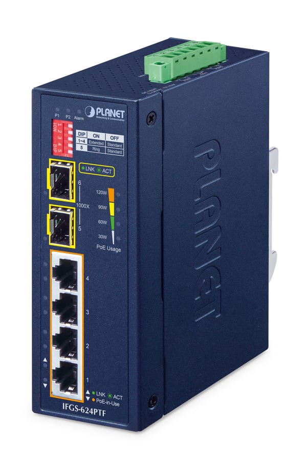 PLANET Netzwerkgeräte Hallitsematon Fast Ethernet (10/100) Power over Ethernet -tuki Sininen PLANET Netzwerkgeräte Hallitsematon Fast Ethernet (10/100) Power over Ethernet -tuki Sininen