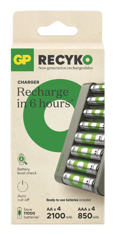 Pikkukuva 2 / 2: GP Batteries Economy E821 laturi Universaali USB