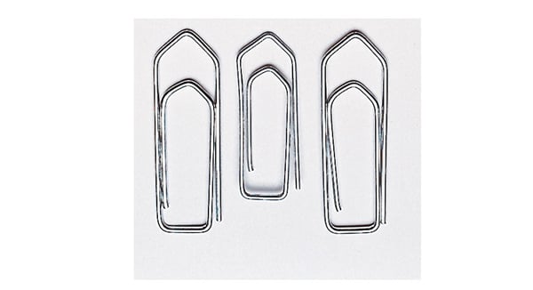 Wedo 124 321000 papirclip Metal 1000 stk