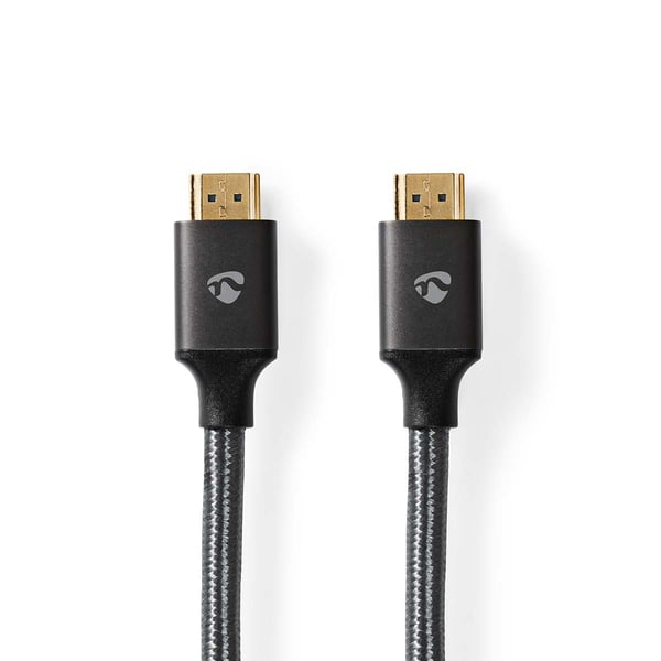 Nedis CVTB34000GY100 HDMI-kaapeli 10 m HDMI-tyyppi A (vakio) Harmaa