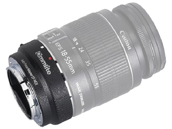 Commlite CM-EF-NEX adaptor til kameraobjektiv