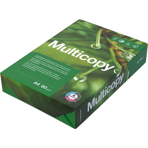 Papyrus Multicopy printpapir A4 (210x297 mm) 500 ark Hvid