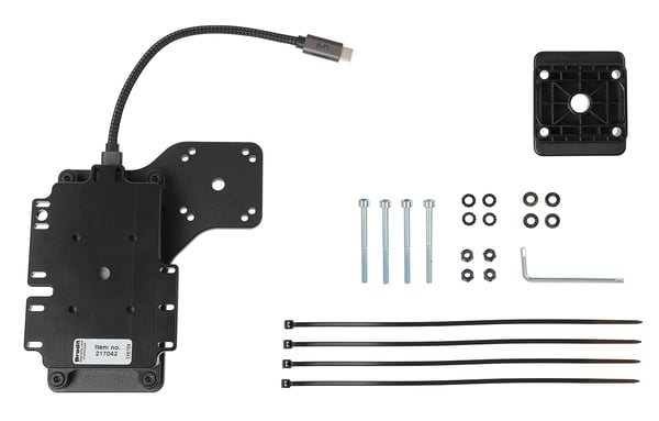 Miniatyrbild 1 av 7: Brodit 217042 gränssnittshubbar USB Type-C 1000 Mbit/s Svart