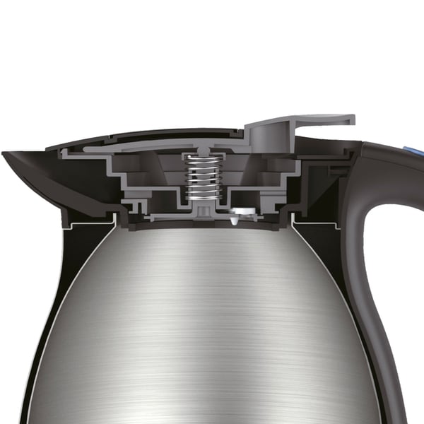 Gastroback Design Advanced Thermo vattenkokare 1,7 l 2200 W Svart, Rostfritt stål