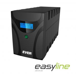 Miniatyrbillede 1 af 3: Ever EASYLINE 1200 AVR USB UPS-enhed Interaktivt indgangsstik 1,2 kVA 600 W 4 AC stikkontakt(er)