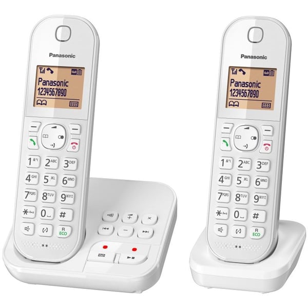 Panasonic KX-TGC422FRW puhelin DECT-puhelin Soittajan tunnistus Valkoinen