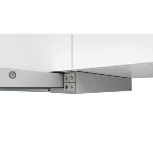 Bosch Serie 4 DFT63AC50 liesituuletin Puoliksi sisäänrakennettu (ulosvedettävä) Hopea 360 m³/h