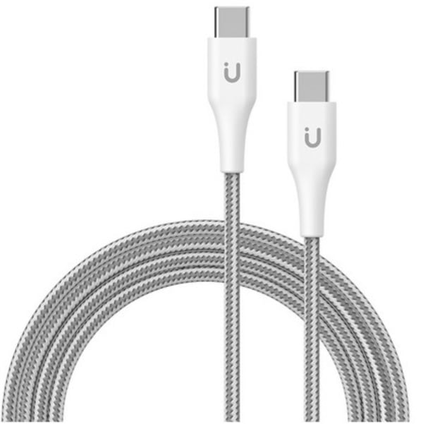 TUNIT TTCC2WH USB-kabel 2 m USB C 240 W Titanium, Hvid