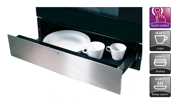 Miniatyrbillede 2 af 3: Concept OZ-4022 varmeskuffe og -skab 22 L 1000 W Rustfrit stål