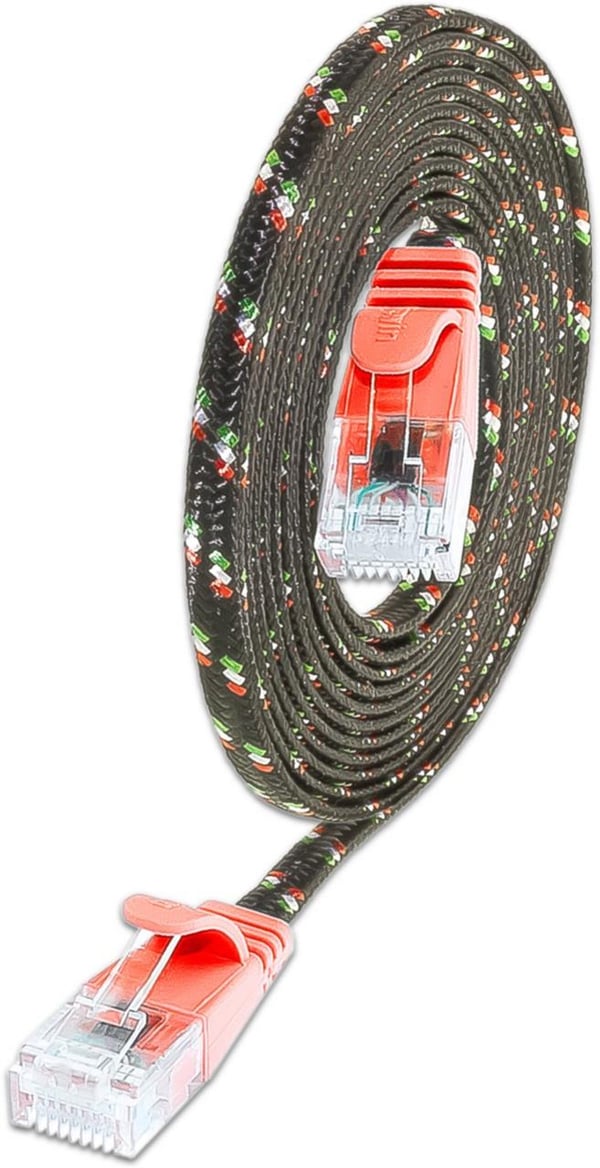 Miniatyrbillede 1 af 2: SLIM Patchcords Tough UTP netværkskabel Rød 2 m Cat6 U/UTP (UTP)
