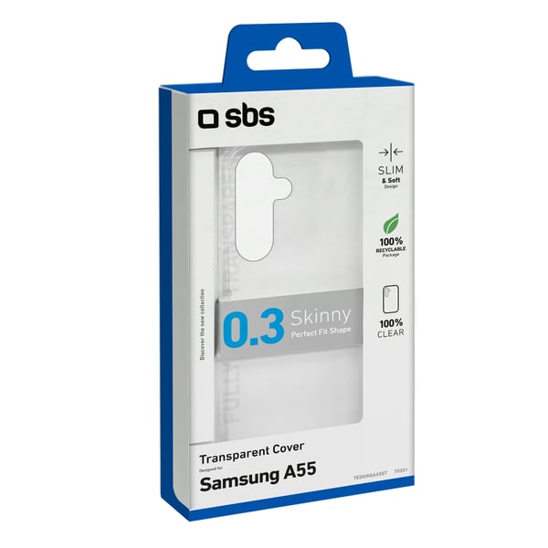 SBS TESKINSAA55T mobiltelefon etui 16,8 cm (6.6") Cover Transparent