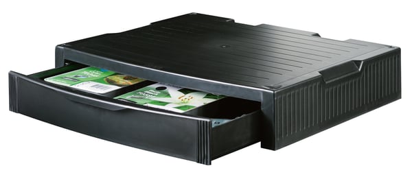 HAN 9250-13 kontorskuffe Sort Plast