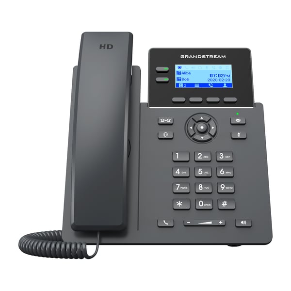 Miniatyrbild 2 av 4: Grandstream Networks GRP2602P IP-telefoner Svart 2 linjer LCD