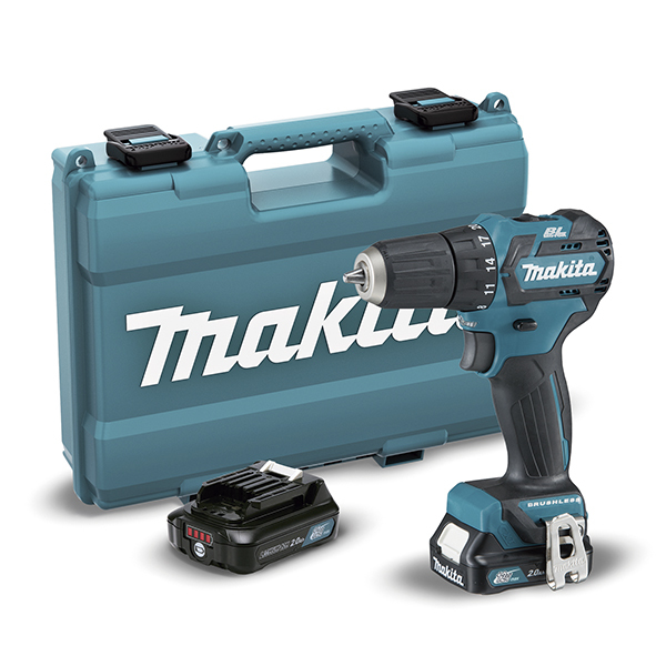 Makita DF332DSAE porakone Avaimeton 1 kg Musta, Sininen