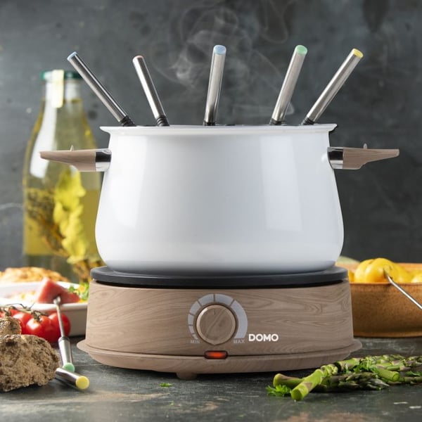 Miniatyrbillede 11 af 16: Domo DO736F fonduegryde og wok 2 L 8 person(er)