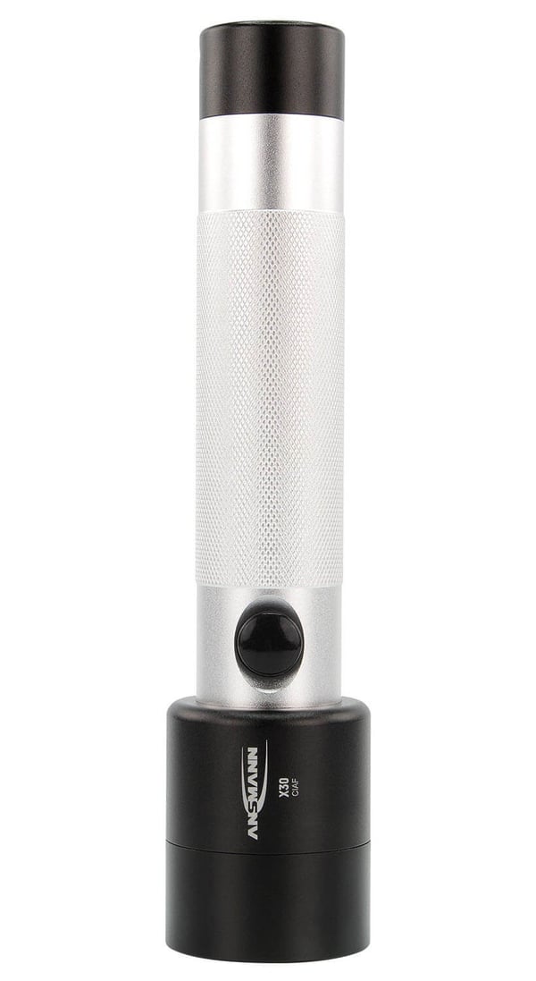 Ansmann 1600-0155 taskulamppu Alumiini, Musta Käsikokoinen taskulamppu LED