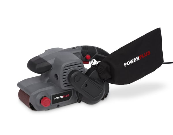 Pikkukuva 13 / 13: Powerplus POWE40040 käsihiomakone Nauhahiomakone Musta, Harmaa