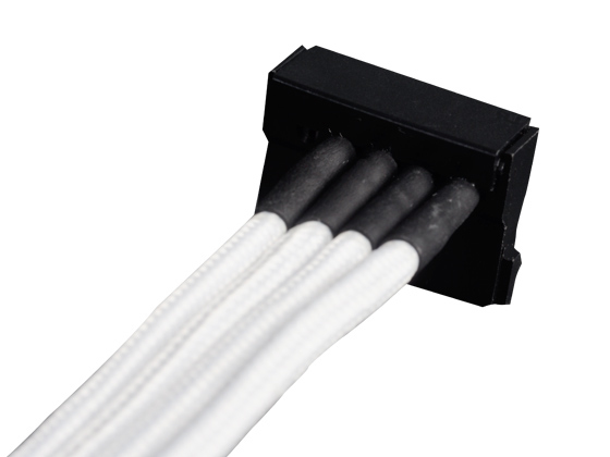Silverstone 0.3m, Molex 4p/4xSATA 0,3 m