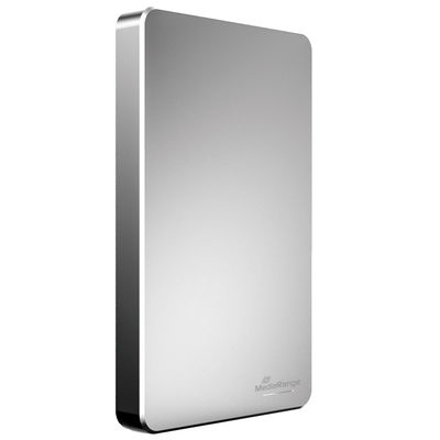 MediaRange USB 3.0 HDD 1TB externa hårddiskar 5400 RPM 2.5" 3.2 Gen 1 (3.1 Gen 1) Silver