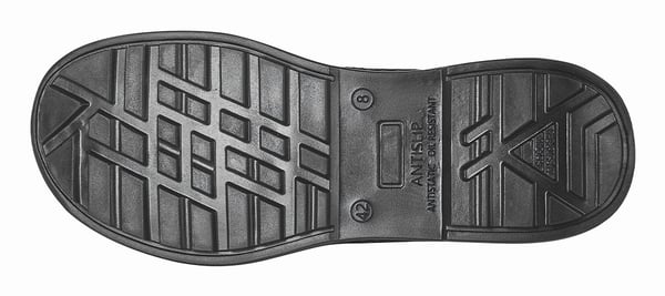 U-Power MATT s ESD Unisex Voksen Sort, Gul