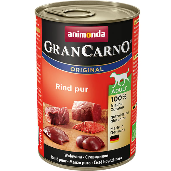 Miniatyrbillede 1 af 2: animonda GranCarno Original Bøf Voksen 400 g