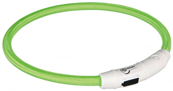 TRIXIE 12702 hunde- og kattehalsbånd Grøn Nylon, Termoplastisk polyurethan (TPU) L-XL Hund Standardkrave