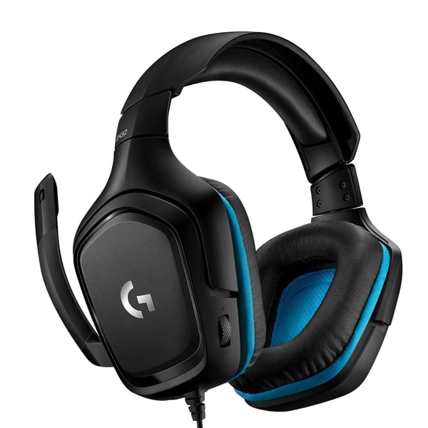 Logitech G 981-000770 kuulokkeet ja kuulokemikrofoni Langallinen Pääpanta Pelaaminen Musta, Sininen