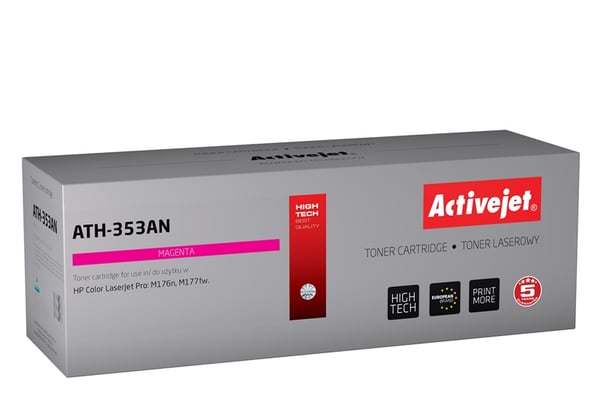 Activejet ATH-353AN värikasetti 1 kpl Yhteensopiva Magenta
