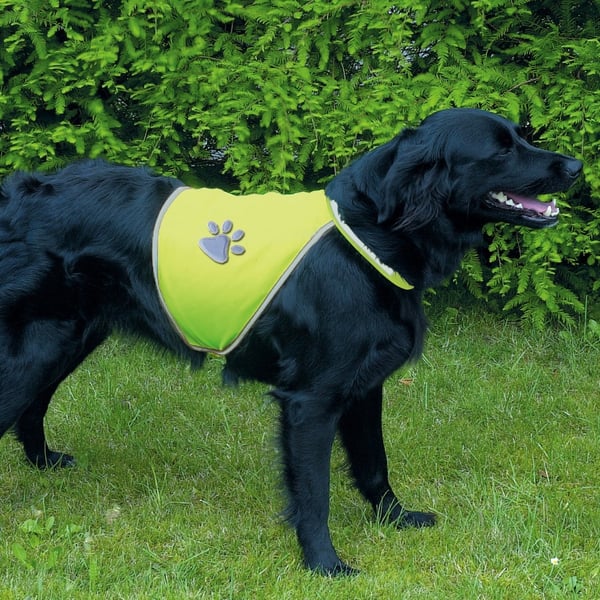 Miniatyrbillede 3 af 3: TRIXIE 30082 sikkerhedsvest til hund M Polyester Grøn