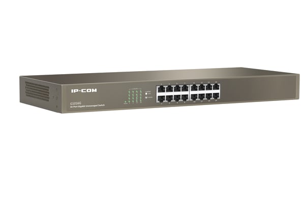 IP-COM Networks G1016G netværksswitch Ikke administreret L2 Gigabit Ethernet (10/100/1000) 1U Bronze