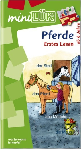 LÜK miniLÜK Pferde Erstes Lesen Elementares Lernen für Kinder ab 6 Jahren kirja Opettavainen Saksa
