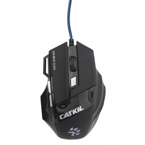 Miniatyrbillede 1 af 4: Catkil Alpha mus Spil Ambidextrous USB Type-A Optisk 2400 dpi