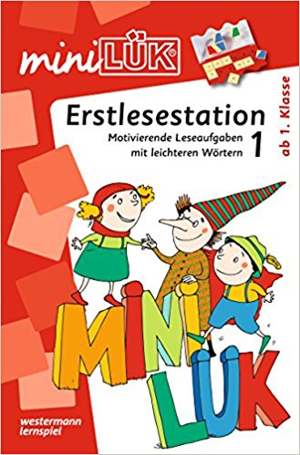 LÜK Erstlesestation 1 kirja Opettavainen Saksa