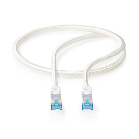 Nedis CCTB85321AL05 netværkskabel Sølv 0,5 m Cat6a S/FTP (S-STP) Rund