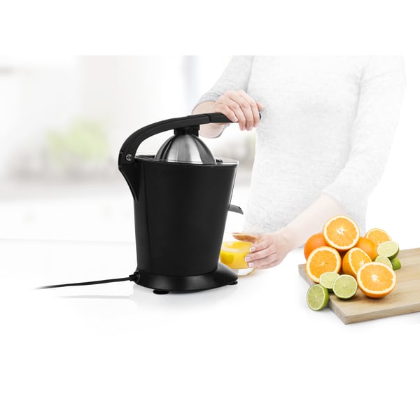 Princess 201853 elektrisk citruspress 160 W Svart, Rostfritt stål