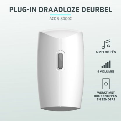 KlikAanKlikUit ACDB-8000C Hvid